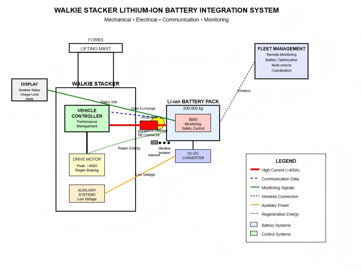 Integration with Walkie Stacker Systems Integration with Walkie Stacker Systems